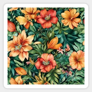 Beautiful Floral Patterns Sticker